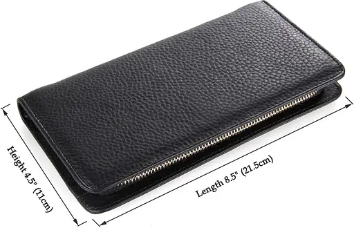 Чоловік шкіряний клатч Vintage 21,5х11 см 000158540 - фото 3