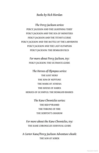 Percy Jackson and the Titan's Curse. Book 3 - фото 5