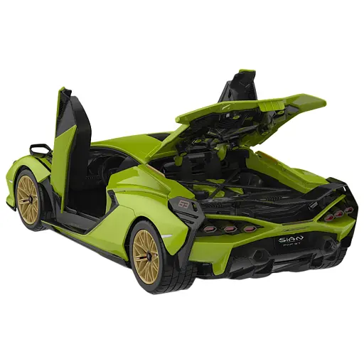 Машинка-конструктор Rastar Lamborghini Sian 1:18. Зеленый - фото 8