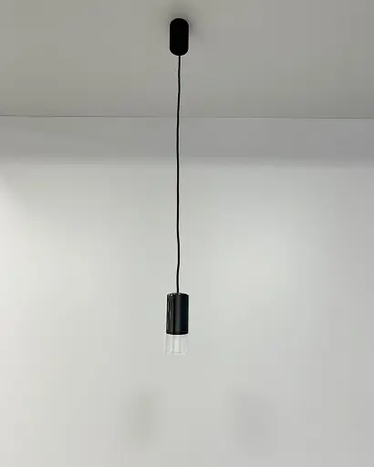 Підвісний світильник, люстра Nowodvorski 7866 Cylinder S GU10 1x10W IP20 Чорний - фото 3