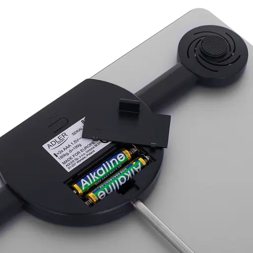 Весы напольные Adler AD 8174 silver электронные/ 180кг/ 2хААА/ автовыключение - фото 3