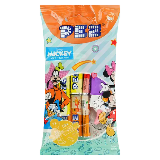 Набор конфет PEZ Sponge Bob 1+10, 85 г