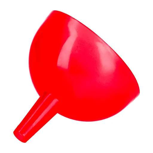 Лейка сливная воронка пластмассовая на банку, Kitchette Красный 84522 - фото 5