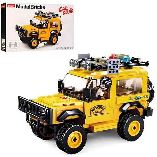 Конструктор Sluban Model Bricks Джип на 288 деталей (M38-B0815)