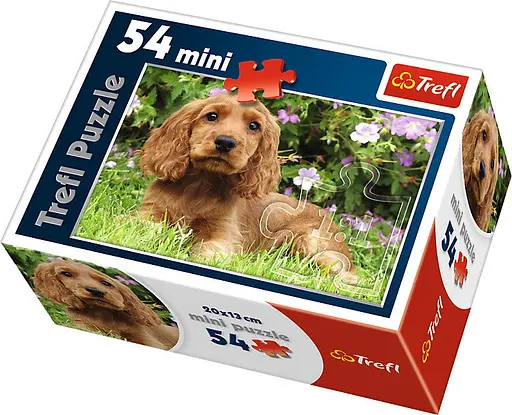 Набір Пазли - (54 елм. Міні) - Цуценя "Симпатичні тварини" - фото 1