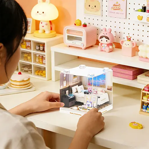 Конструктор-румбокс Mini House серії Інтер'єр Міні - Готельний номер (8038) - фото 6