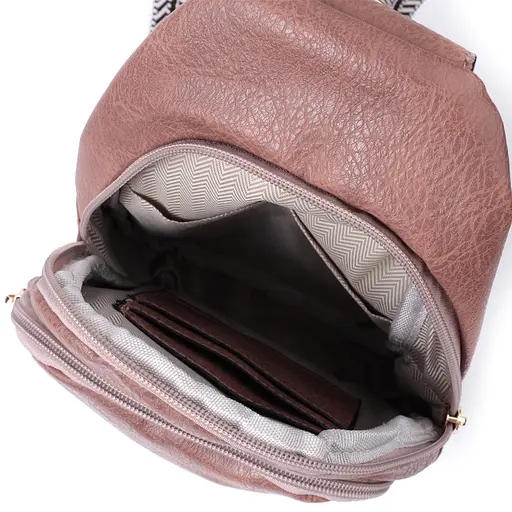 Женская сумка Vintage через плечо с отверстием для наушников из экокожи 17х27х6.5 см sum0026977 - фото 7