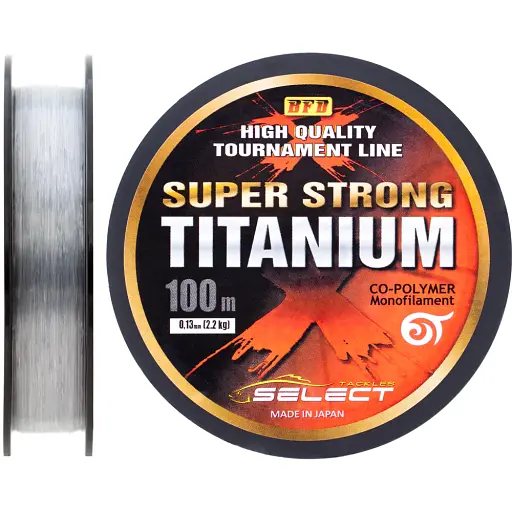 Волосінь Select Titaniu м 100 м 0.13 мм 2.2 кг (Steel)