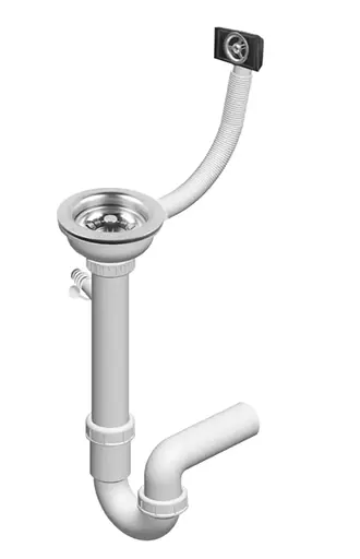 Кухонна мийка гранітна Rea Sten beige ZLE-00108 - фото 4