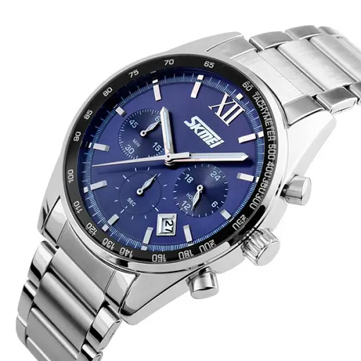 Чоловічий годинник Skmei Tandem Blue - фото 3