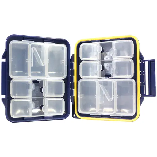 Коробка Meiho Fb-470 Waterproof Akio-kun 107x93x35mm Navy - фото 2