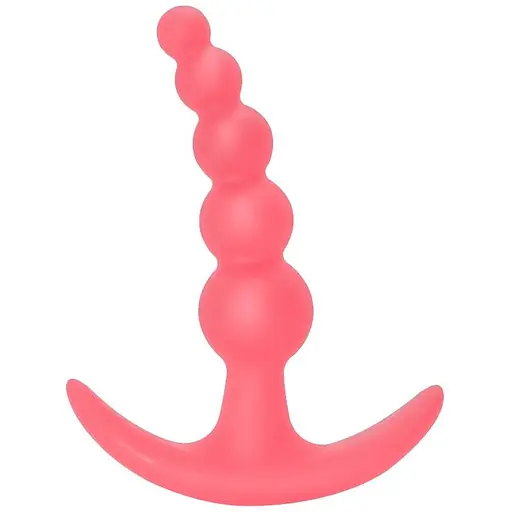 Анальна пробка Lola Games Bubbles 11.5 см (рожевий)