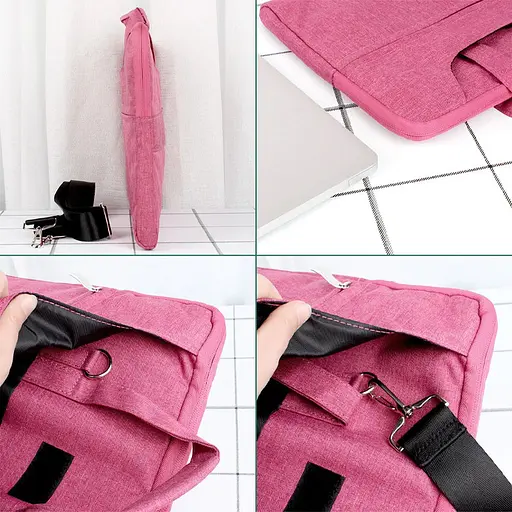 Сумка для ноутбуку Denim with Straps 13/14.2'' Rose - фото 4