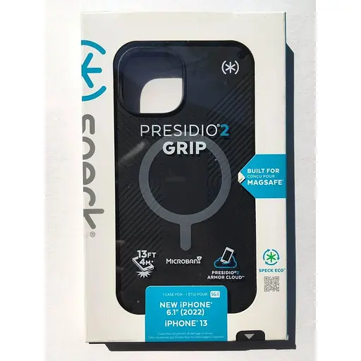 Протиударний чохол Speck Presidio2 Grip MagSafe для Apple iPhone 14 (6.1") Black (150059-D143) - фото 3