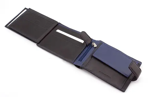 Мужской кожаный портмоне Marco Coverna 11х9.5х2.5 см acs0026393 - фото 4