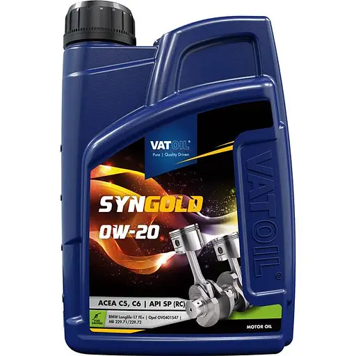 Моторна олива VATOIL SynGold 0W-20 1л (50730)