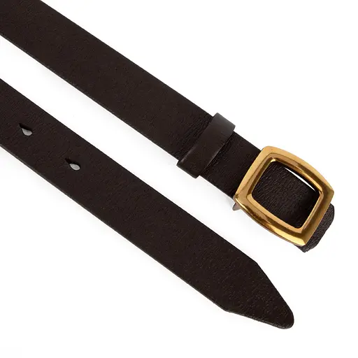 Ремінь шкіряний жіночий НС-2558 (110 см) коричневий - фото 3