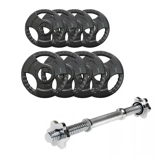 Гантель наборная Металллическая Home Profi TI-968-17, 16,5 кг - фото 3