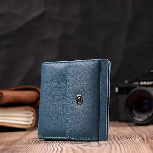 Кожаный женский кошелек ST Leather 10.5х10х1.5 см acs0028406 - фото 6