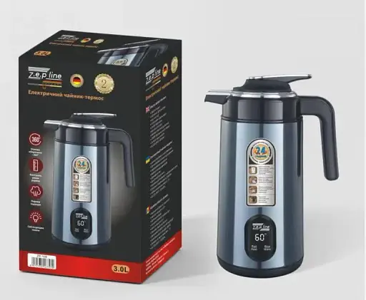 Электрочайник термос Zepline ZP-123-R 3л 2200 Вт - фото 6