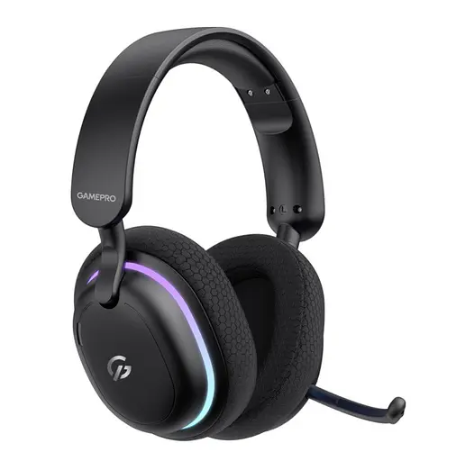 Ігрові бездротові навушники GamePro HSW-250 7.1 Bragi Asgard RGB Tri-Mod Black - фото 2