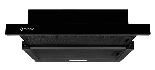 Витяжка Minola HTL 6714 BLF 1100 LED телескопічна - фото 1