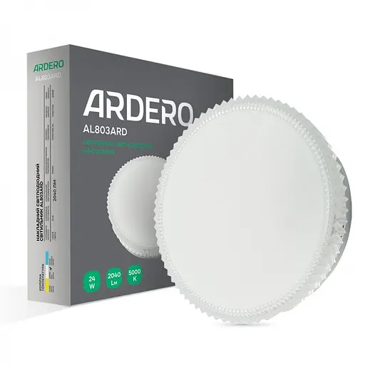 Светильник светодиодный Ardero AL803ARD накладной 24W 5000K (80179) - фото 2