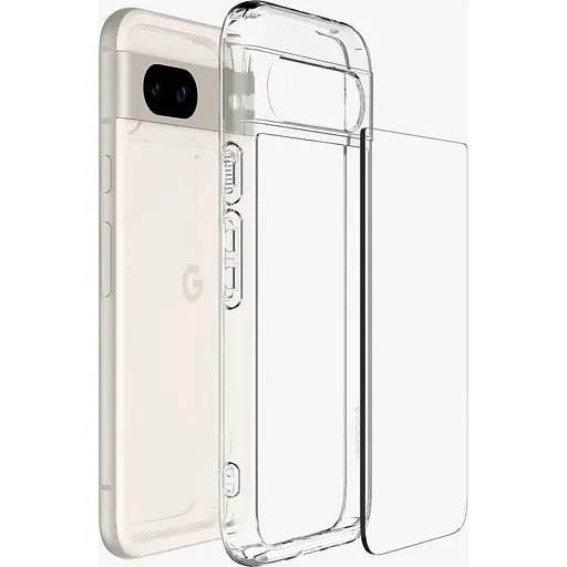 Оригиинальный противоударный чехол Spigen Ultra Hybrid для Google Pixel 8 (6.2") Clear ACS06278 прозрачный  - фото 11
