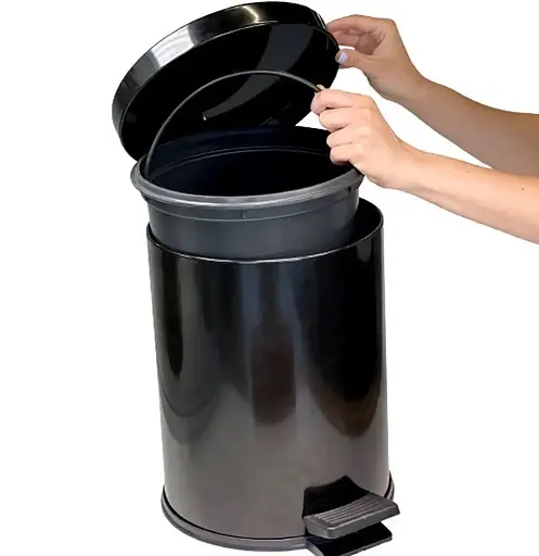 Відро для сміття з педаллю Mertinox 12 л Чорний 4501.2435S.430.05  - фото 3