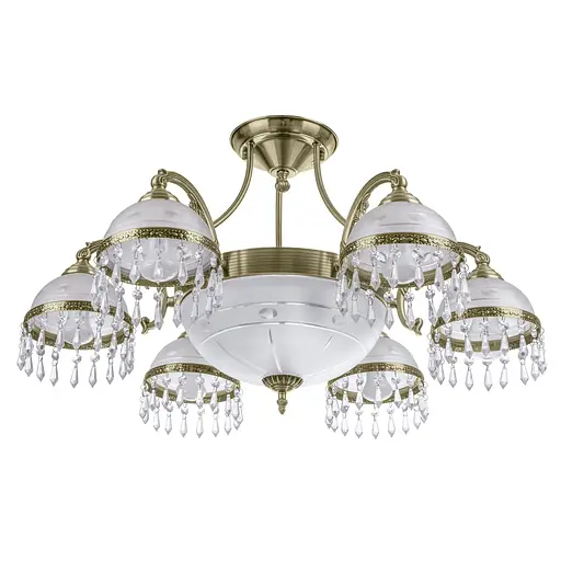 Люстра потолочная Brille классическая E27 60W G (BKL-459C/8)