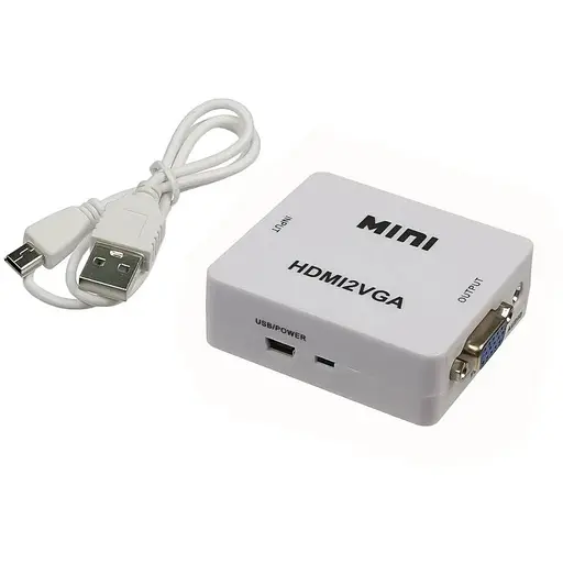 Конвертер HDMI to VGA білий