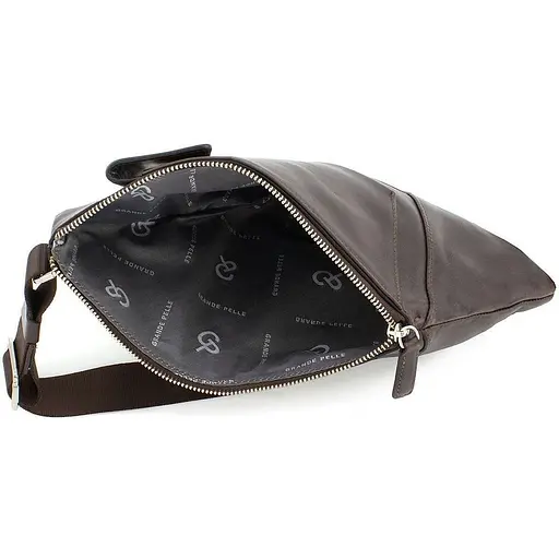 Чоловіча шкіряна сумка-слінг GRANDE PELLE 21х31х1.5 см sum0025497 - фото 6