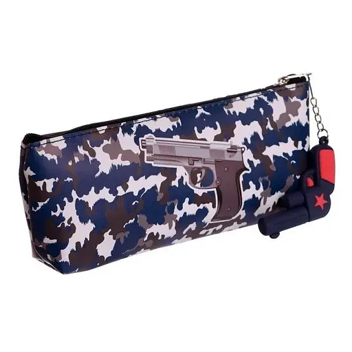 Пенал силіконовий із підвіскою Пістолет, PVC, 21147Y-P (В асортименті) - фото 2