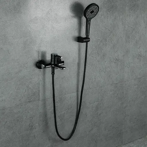 Смеситель для ванны Gappo G3203-6 черный/хром Черный матовый - фото 2