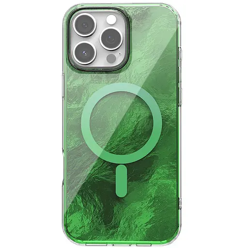Чохол Epik TPU Shiny Mountain MagFit для Apple iPhone 16 Pro Max 6.9 Green
