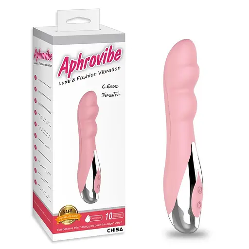 Вібратор Aphrovibe G-Gasm Thruster 17 см рожевий - фото 6