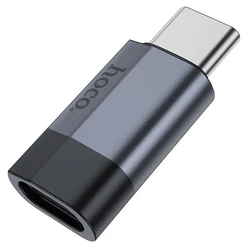 Перехідник адаптер TYPE C male Lightning female Hoco UA29 на 3 ампери - фото 4