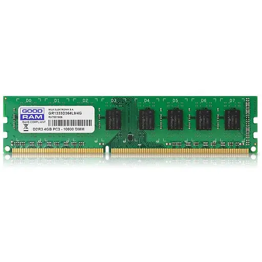 Модуль памяти GoodRam DDR3 4Gb 1600 Mhz (GR1600D364L11S/4G) Б/у - фото 1