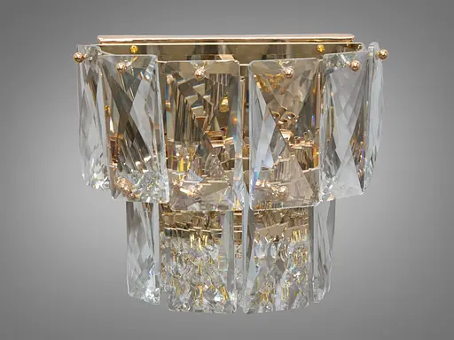 Настінне класичне бра з кришталю - фото 1