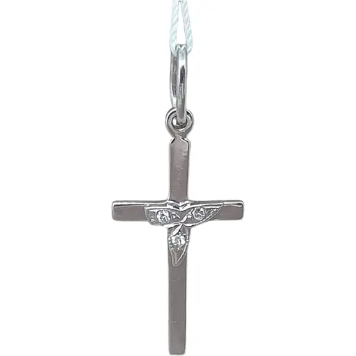 Золотий хрестик Гаразд з діамантами. 304053Б