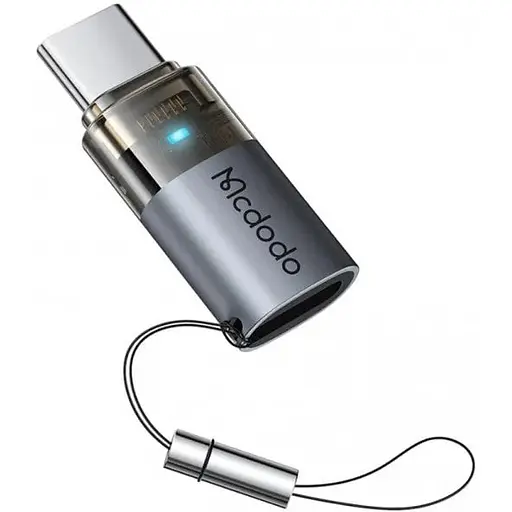 Адаптер Mcdodo Lightning to USB-C 60W Charging Adapter черный