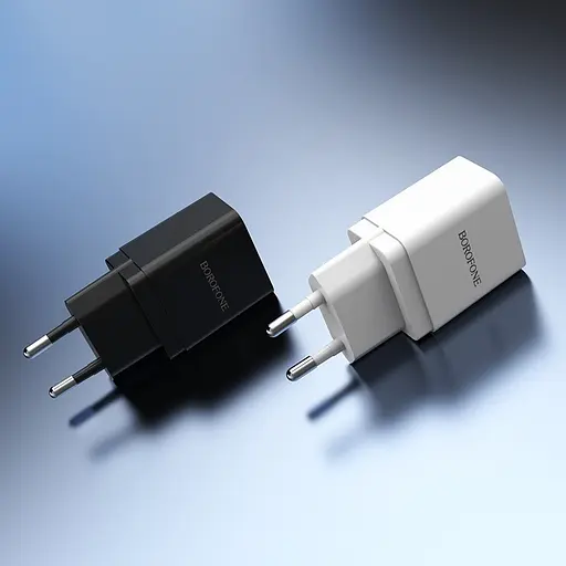 Зарядний набір блок із кабелем micro-USB Borofone BA19A 1 usb 1a - фото 4