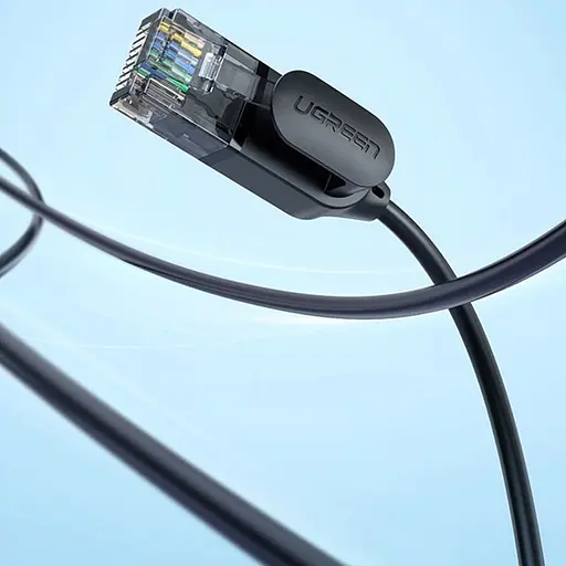 Патч-корд Ugreen NW122 CAT 6A Pure Copper Ethernet Cable OD2.8 5m Black (70654) [147320] - фото 5