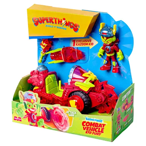 Детский игровой набор Кид Фьюри SuperThings PSTSP116IN210 серии Combat Vehicles  - фото 2