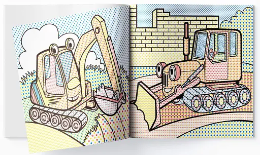 Водяні розмальовки. Будівельна техніка - фото 3