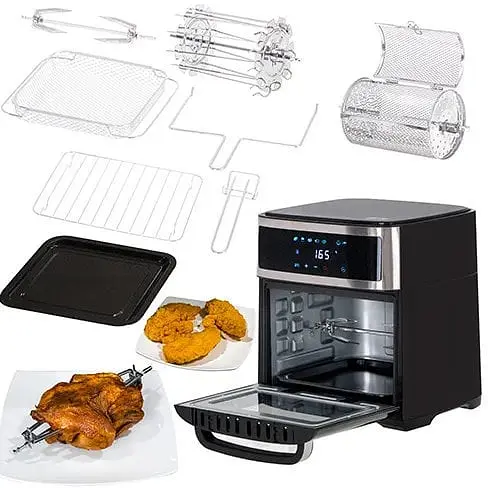 Аэрофритюрница 8 в 1 аэродуховка 13 л Adler AD 6309 2500 Вт - фото 1