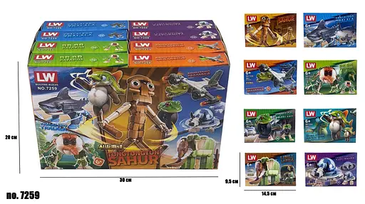 Конструктор БРЕЙНРОТ Герої мемів, 7259, 56-73 деталі, (В асортименті) - фото 9