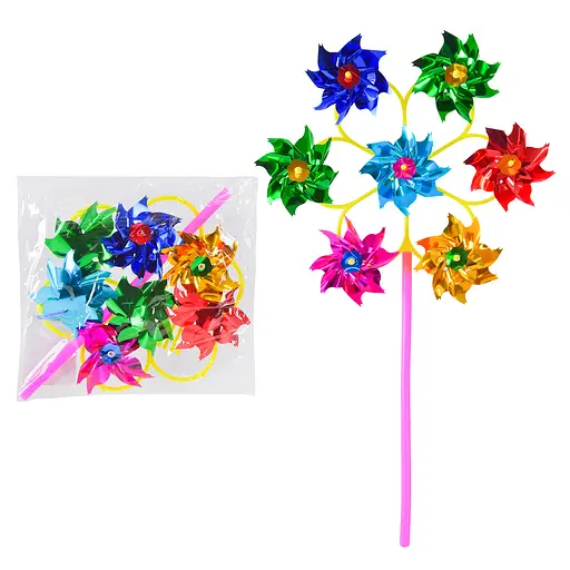 Ветряная мельница, 28 см, 7 цветков