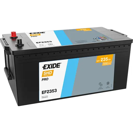 Акумулятор Exide Power PRO 235Ah бокова(+/-) (1300EN) (518х276х242) EF2353