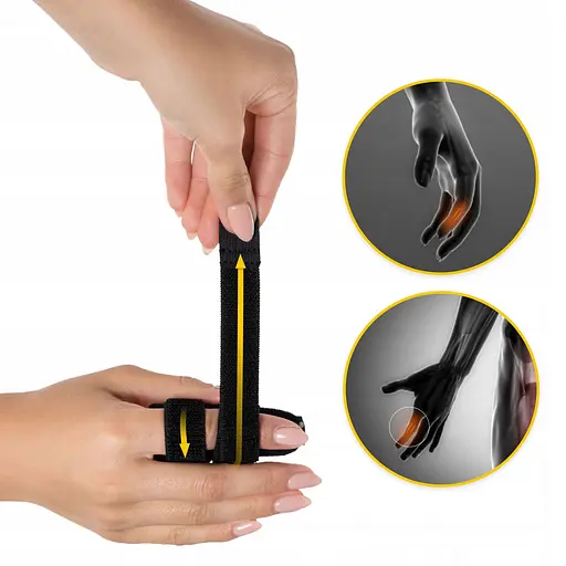 Фіксатор (бандаж) для пальця руки 4FIZJO універсальний 1 шт 4FJ0477 (P-5907739317476) - фото 4